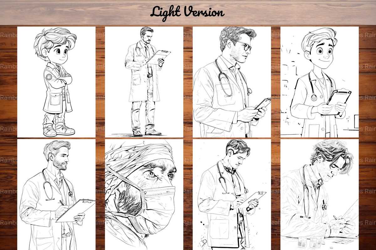 Doctor Coloring Books - CraftNest - Digital Crafting and Art