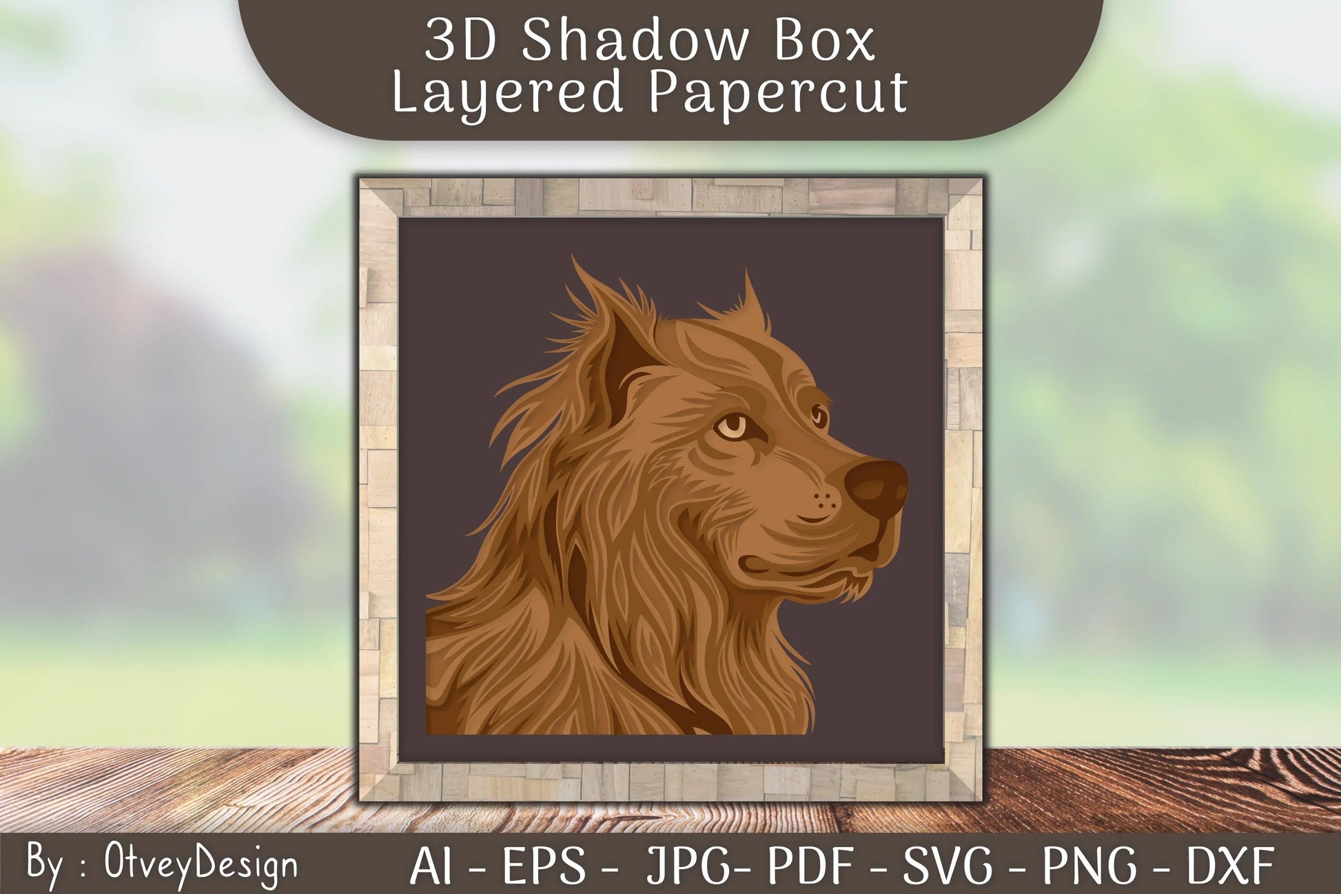 Dog Shadowbox Layered Papercut SVG Bundle - CraftNest - Digital Crafting and Art