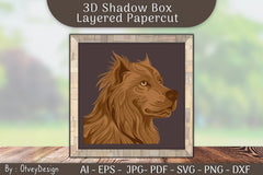 Dog Shadowbox Layered Papercut SVG Bundle - CraftNest - Digital Crafting and Art
