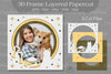 Dog 3D Frame Layered SVG Bundle