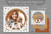 Dog 3D Frame Layered SVG Bundle