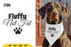 Dog Bandana Fluffy Not Fat Clipart Bundle