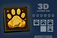 Dachshund Papercut SVG Bundle for Crafting - CraftNest - Digital Crafting and Art