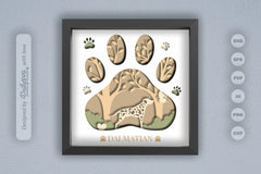 Dalmatian Dog Breed Papercut SVG Bundle - CraftNest - Digital Crafting and Art
