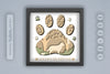 Golden Retriever Papercut SVG Bundle