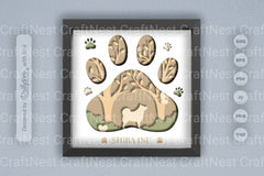 Shiba Inu Papercut Dog Breed SVG Bundle - CraftNest - Digital Crafting and Art