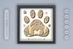 Shiba Inu Papercut Dog Breed SVG Bundle - CraftNest - Digital Crafting and Art