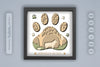 Siberian Husky Papercut SVG Bundle