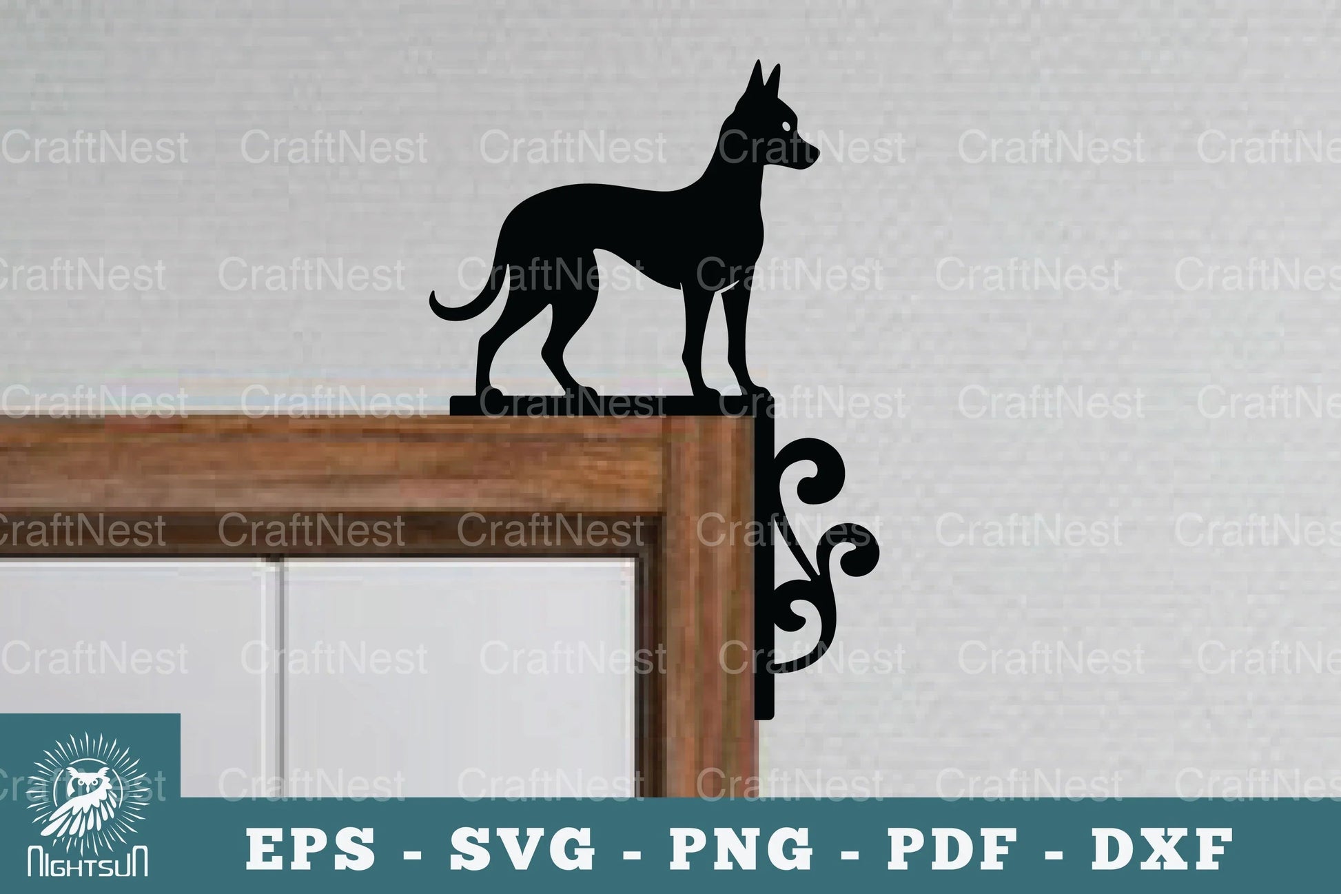 Dog Door Corner Lasercut SVG Bundle - CraftNest - Digital Crafting and Art