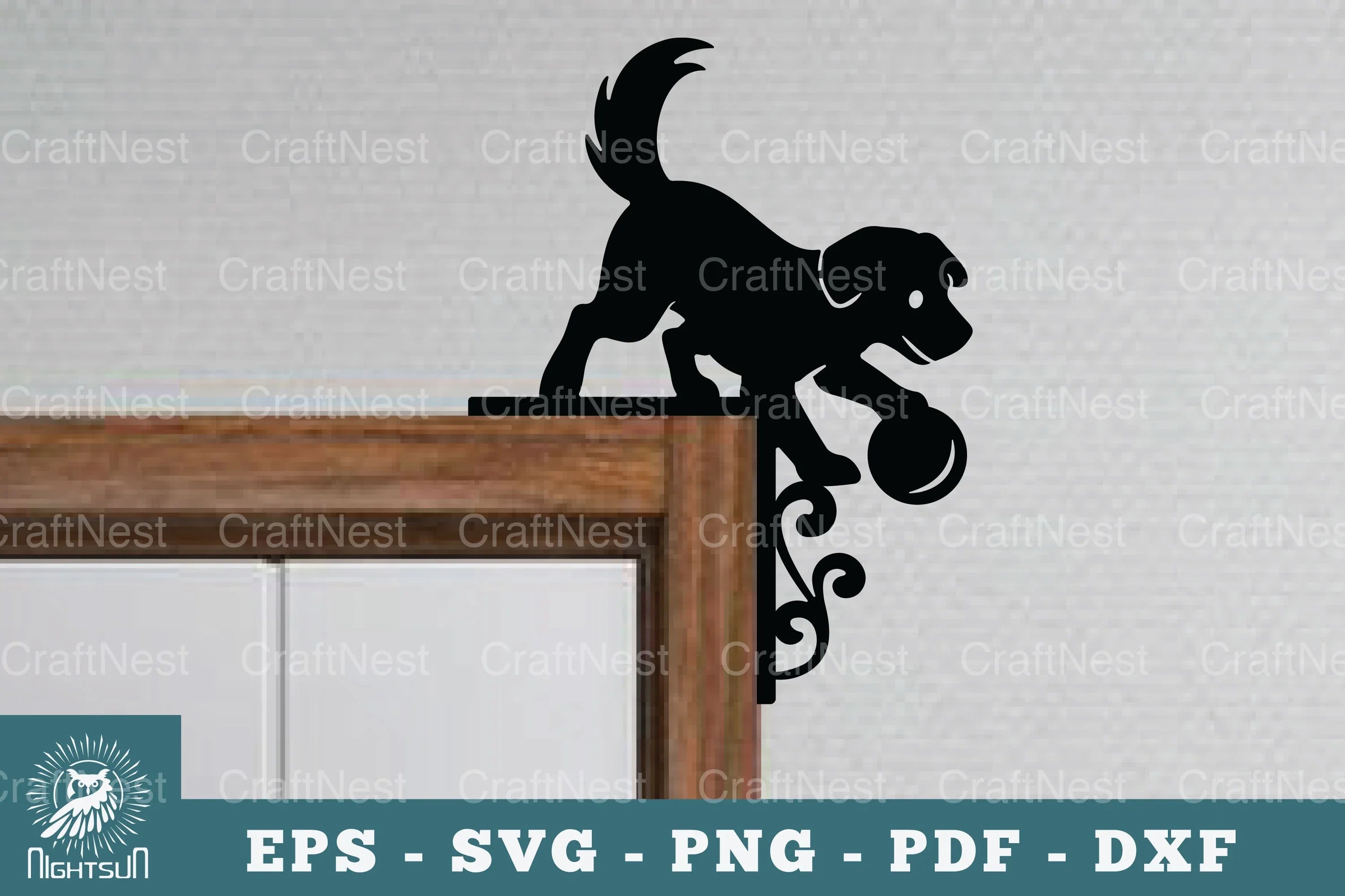 Dog Door Corner Lasercut SVG Bundle - CraftNest - Digital Crafting and Art