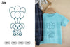 Dog Flying with Balloons Birthday Clipart Bundle