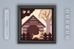 Chihuahua Dog House Papercut SVG Bundle - CraftNest - Digital Crafting and Art