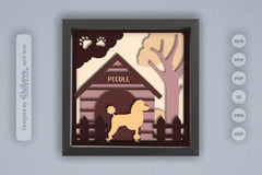 Dog House Papercut Poodle SVG Bundle - CraftNest - Digital Crafting and Art