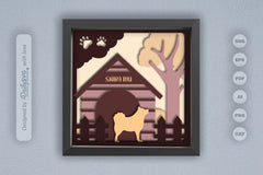 Shiba Inu Dog House Papercut SVG Bundle - CraftNest - Digital Crafting and Art