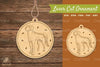 Dog Laser Cut Ornament Clipart Bundle