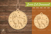 Dog Laser Cut Ornament Clipart Bundle