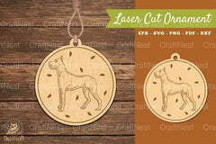 Dog Laser Cut Ornament SVG Bundle - CraftNest - Digital Crafting and Art