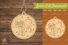 Dog Laser Cut Ornament Clipart Bundle