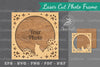 Dog Laser Cut Photo Frame Clipart Bundle