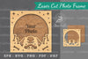 Dog Laser Cut Photo Frame Clipart Bundle