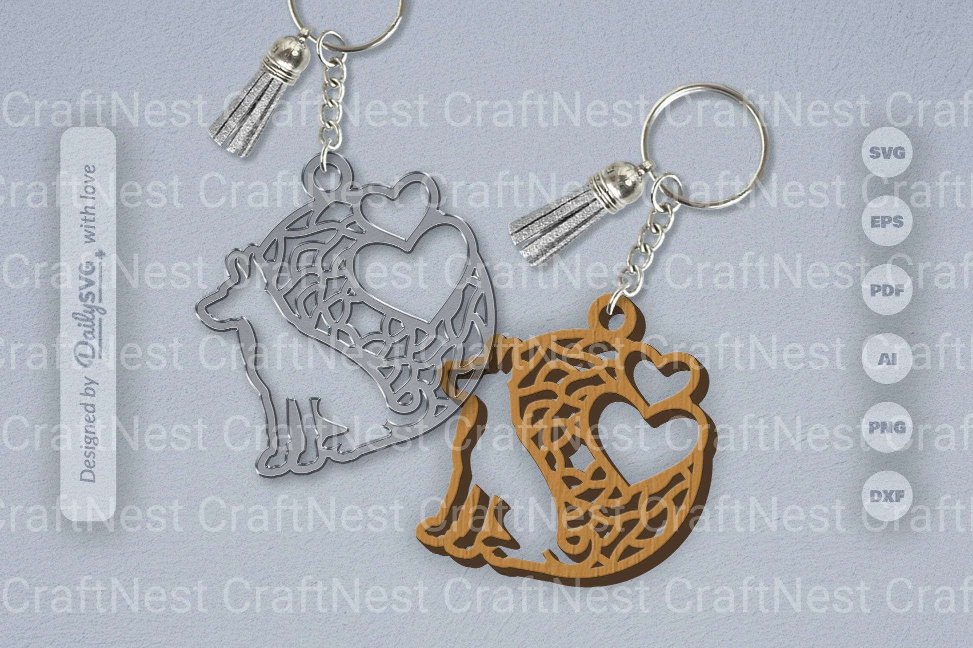 Dog Mandala SVG Bundle - CraftNest - Digital Crafting and Art