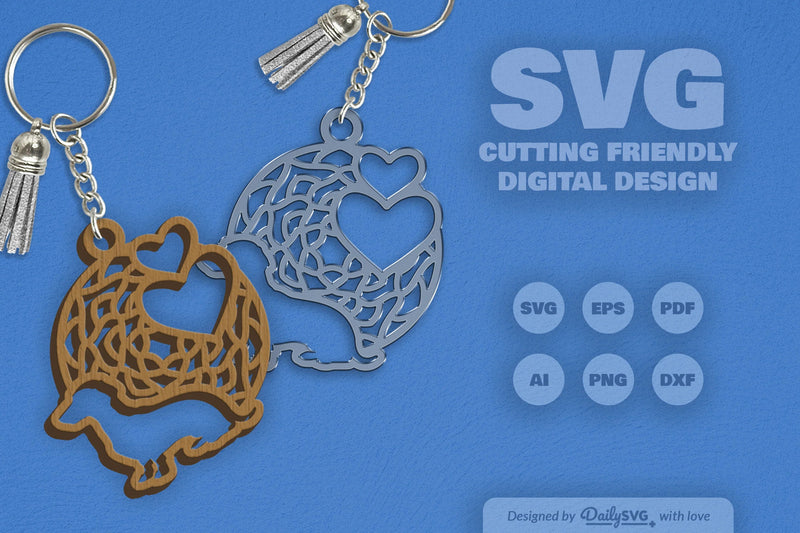 Dog Mandala SVG Bundle 3 - CraftNest - Digital Crafting and Art