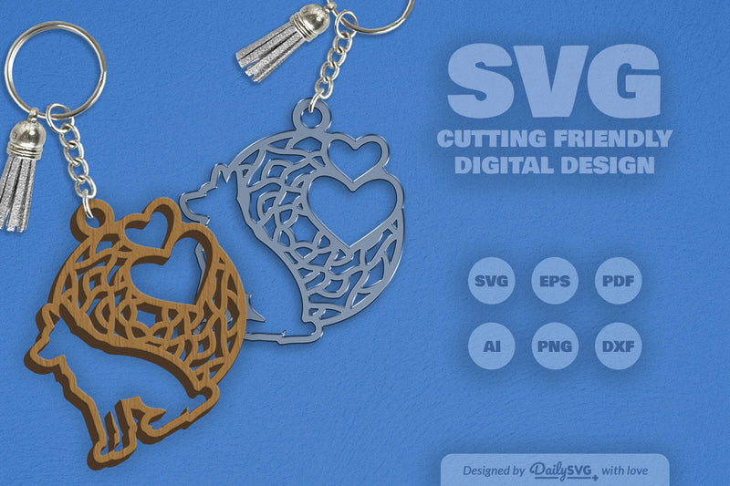 Dog Mandala SVG Bundle 13 - CraftNest - Digital Crafting and Art