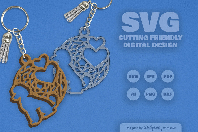 Dog Mandala SVG Bundle 8 - CraftNest - Digital Crafting and Art