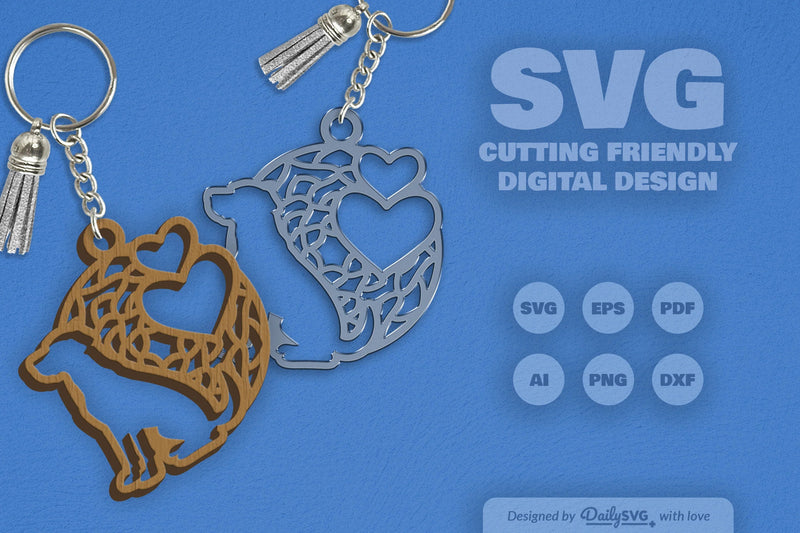Dog Mandala SVG Bundle 9 - CraftNest - Digital Crafting and Art