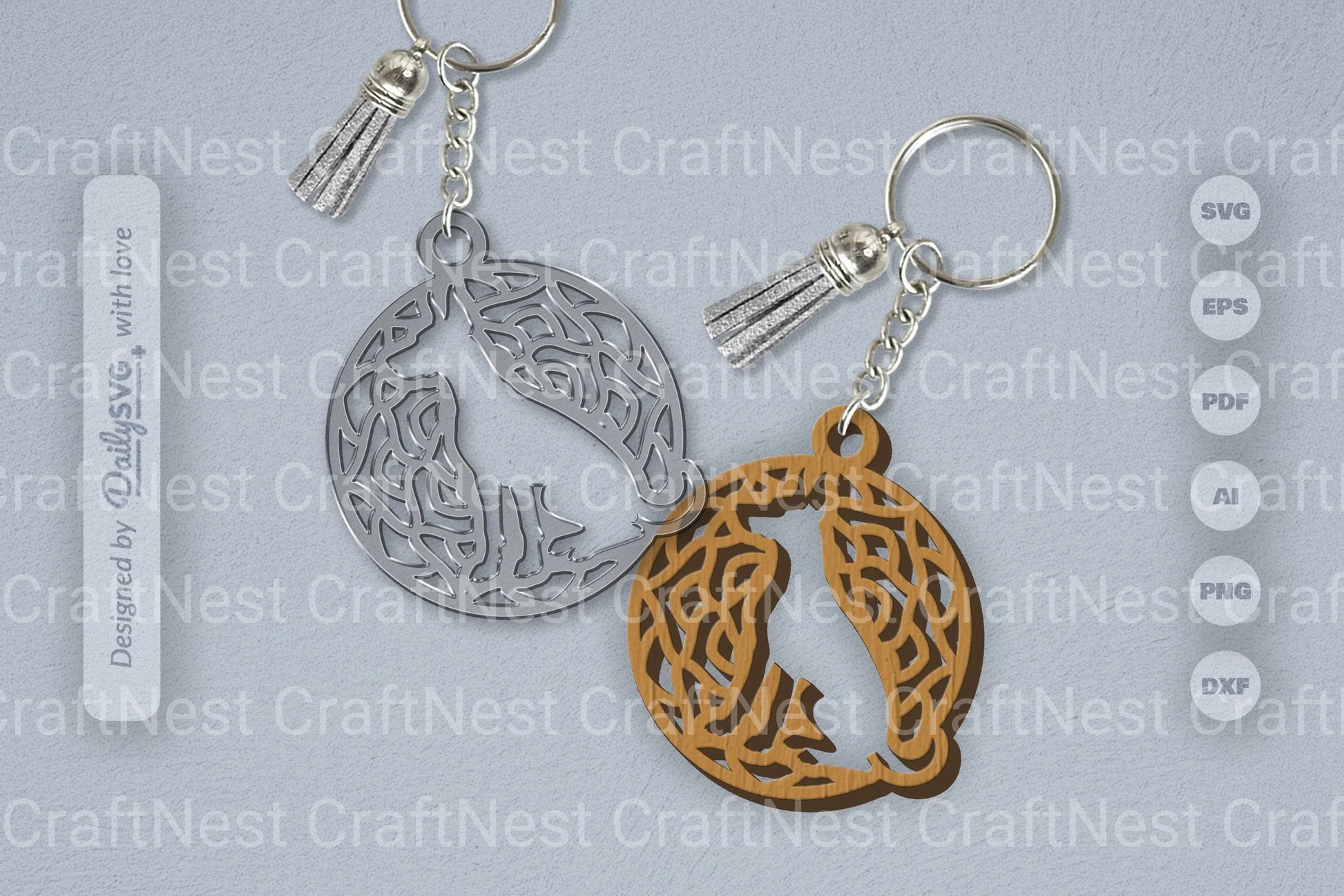 Dog Mandala SVG Bundle 5 - CraftNest - Digital Crafting and Art