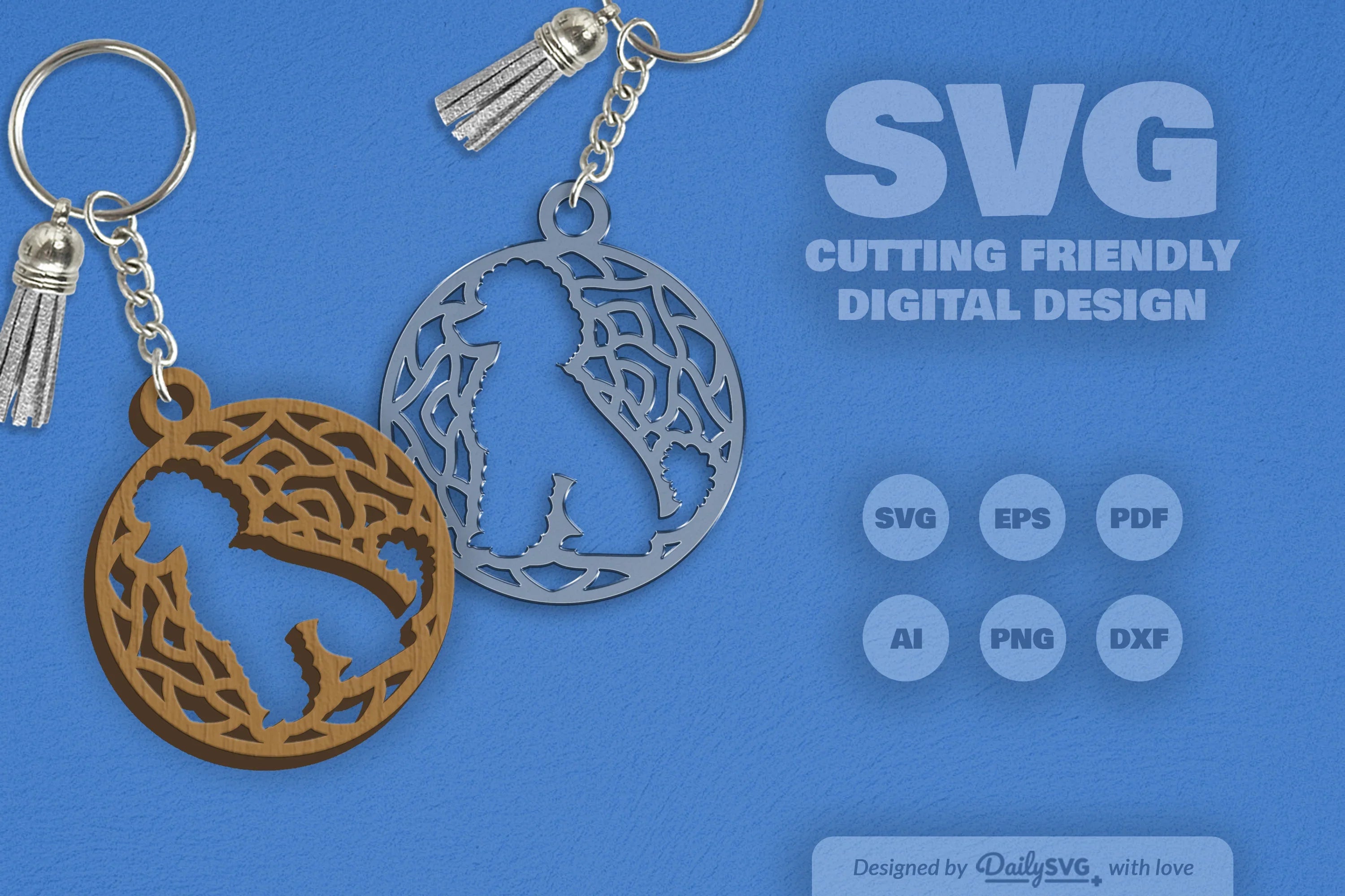 Dog Mandala SVG Bundle 17 - CraftNest - Digital Crafting and Art