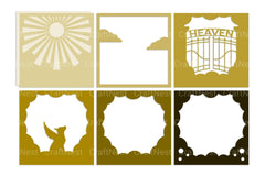Dog Memorial 3D Layered Papercut Clipart Bundle - CraftNest - Digital Crafting and Art