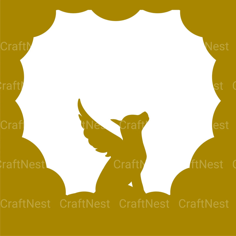 Dog Memorial 3D Layered Papercut Clipart Bundle - CraftNest - Digital Crafting and Art