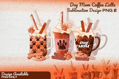 Dog Mom Coffee Latte Clipart Bundle - CraftNest - Digital Crafting and Art