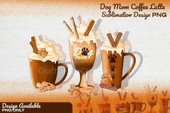 Dog Mom Coffee Latte Clipart Bundle - CraftNest - Digital Crafting and Art