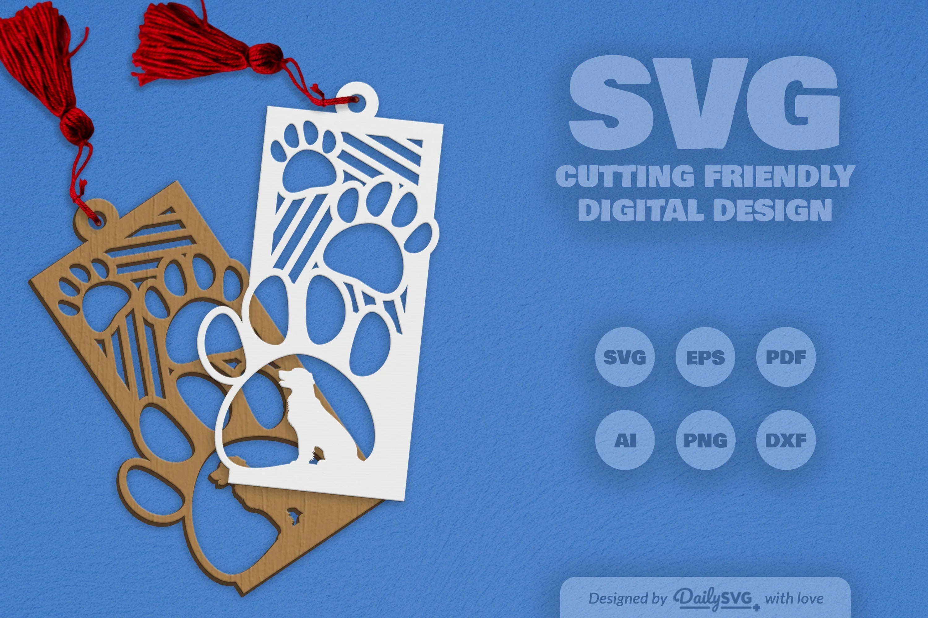 Dog Paw SVG Bundle 3 - CraftNest - Digital Crafting and Art