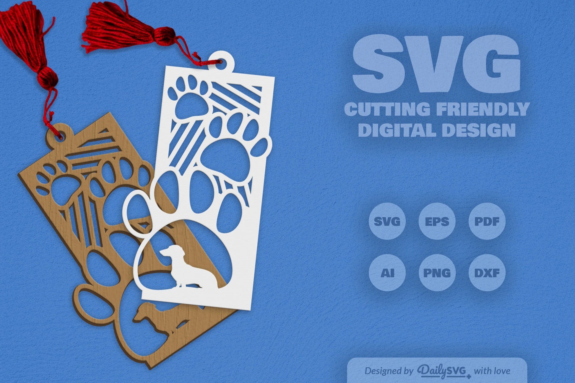 Dog Paw SVG Bundle 6 - CraftNest - Digital Crafting and Art