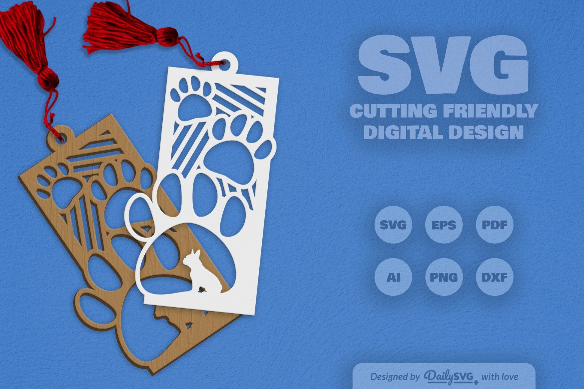 Dog Paw SVG Bundle 4 - CraftNest - Digital Crafting and Art