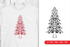 Dog Paw Christmas Tree Clipart Bundle