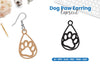 Dog Paw Earring SVG Bundle