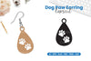 Dog Paw Earring Lasercut SVG Bundle