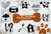 Dog Paw Clipart Bundle