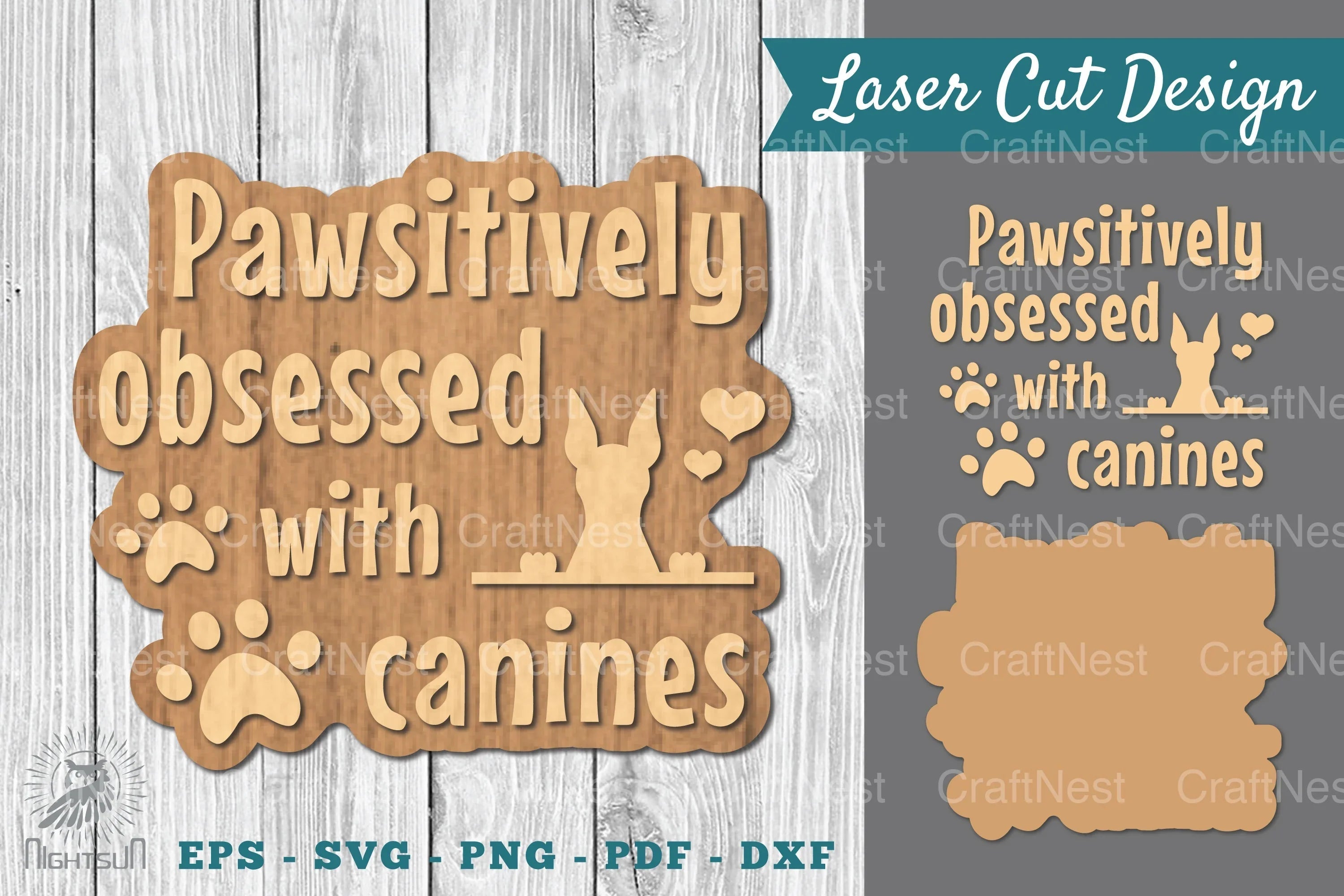 Dog Quotes Laser Cut Decoration Clipart Bundle - CraftNest - Digital Crafting and Art