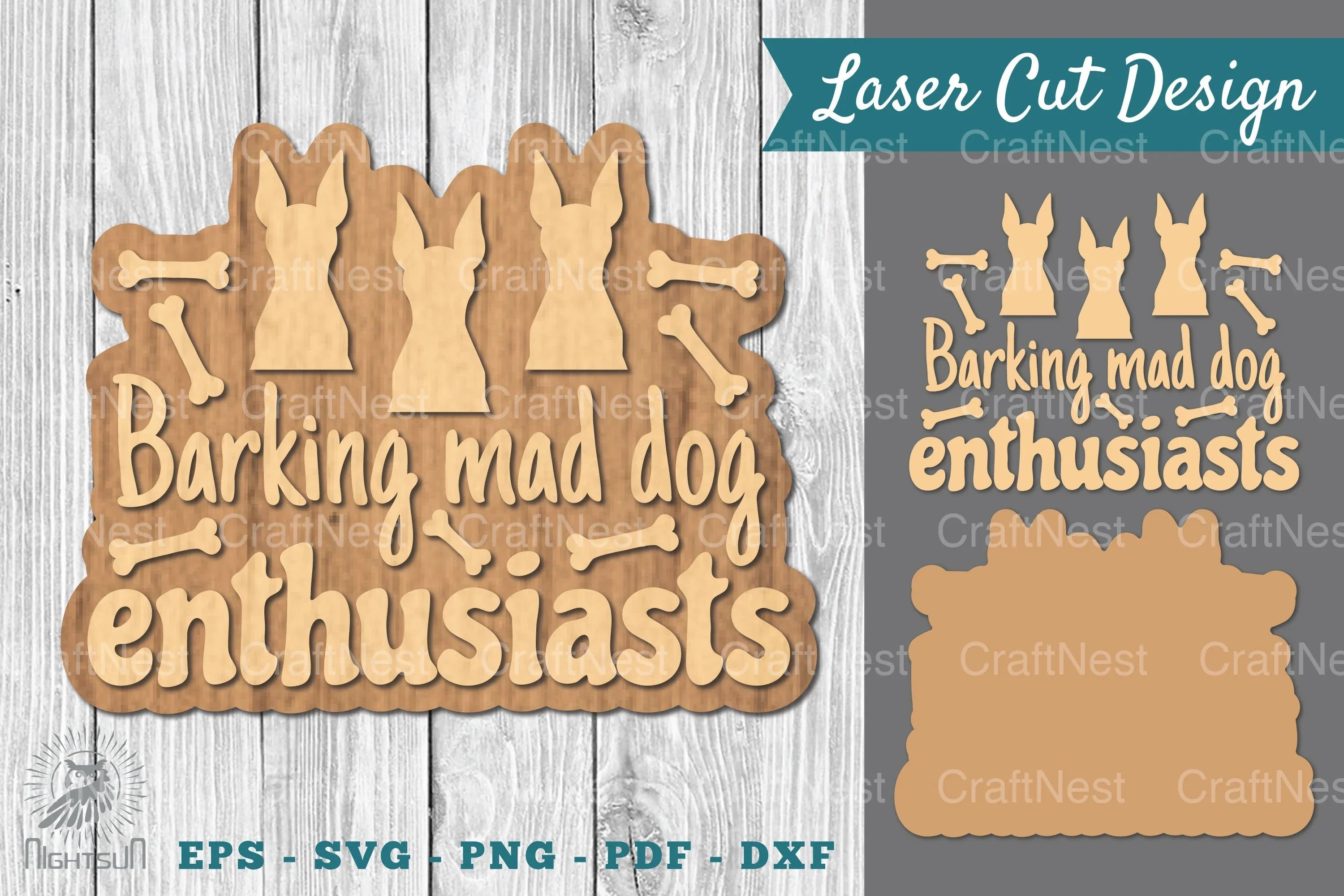 Dog Quotes Laser Cut Decoration Clipart Bundle - CraftNest - Digital Crafting and Art