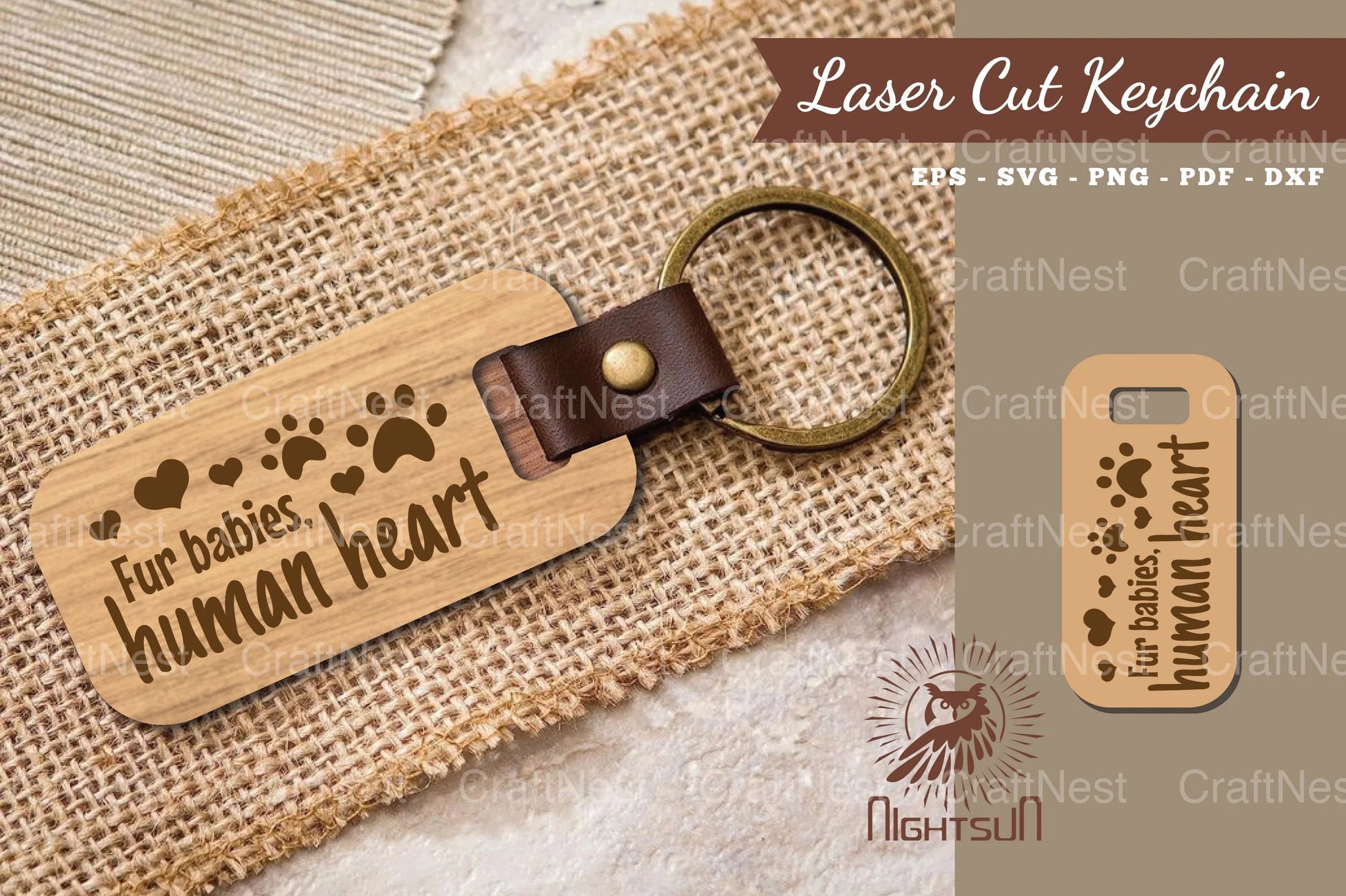Dog Quotes Laser Cut Keychain Bundle - CraftNest - Digital Crafting and Art