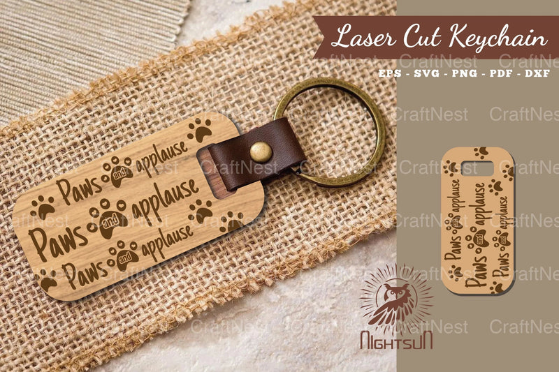 Dog Quotes Laser Cut Keychain Bundle - CraftNest - Digital Crafting and Art