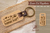 Dog Quotes Laser Cut Keychain Bundle