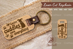 Dog Quotes Laser Cut Keychain Bundle - CraftNest - Digital Crafting and Art