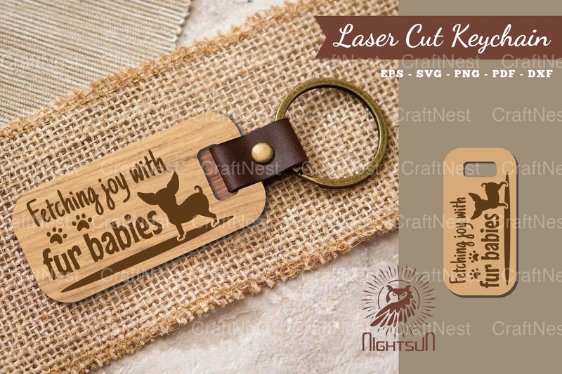 Dog Quotes Laser Cut Keychain Bundle - CraftNest - Digital Crafting and Art