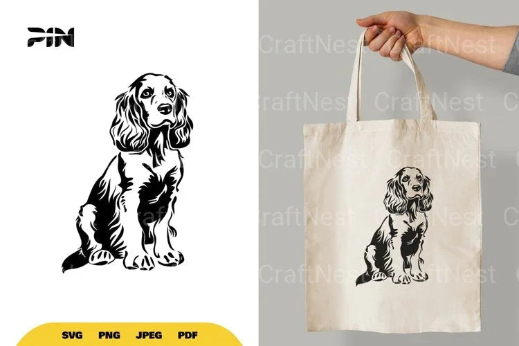Cocker Spaniel Dog Pet Lovers SVG Bundle - CraftNest - Digital Crafting and Art